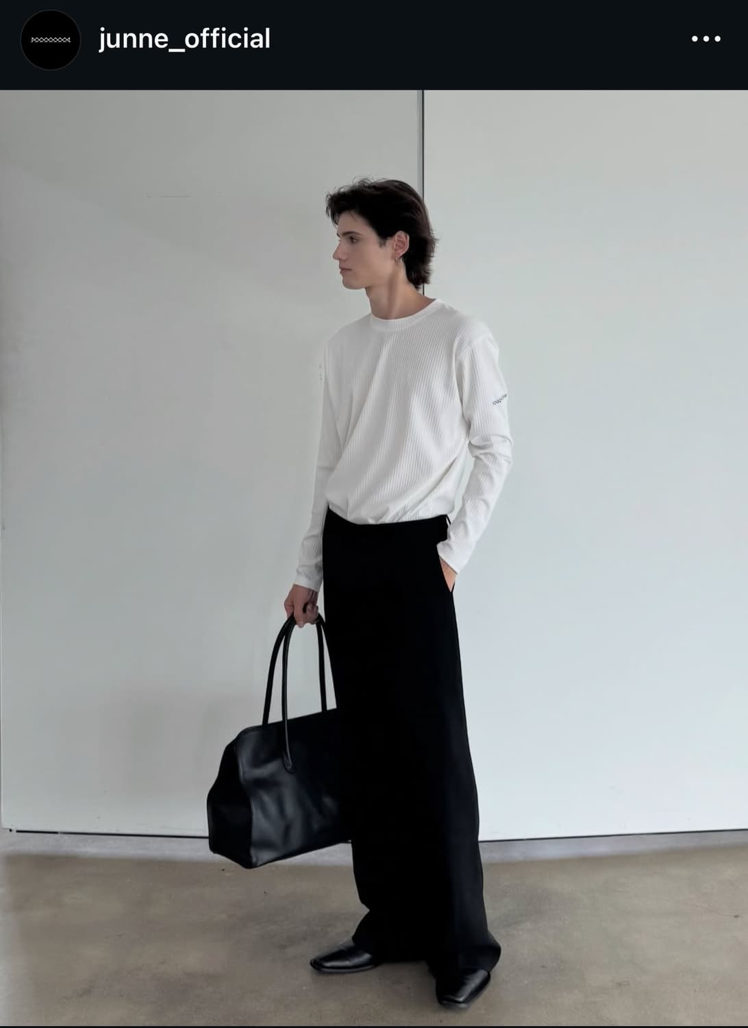 준느 P16 버진울 슬랙스L 미시착 새제품 상품이미지1