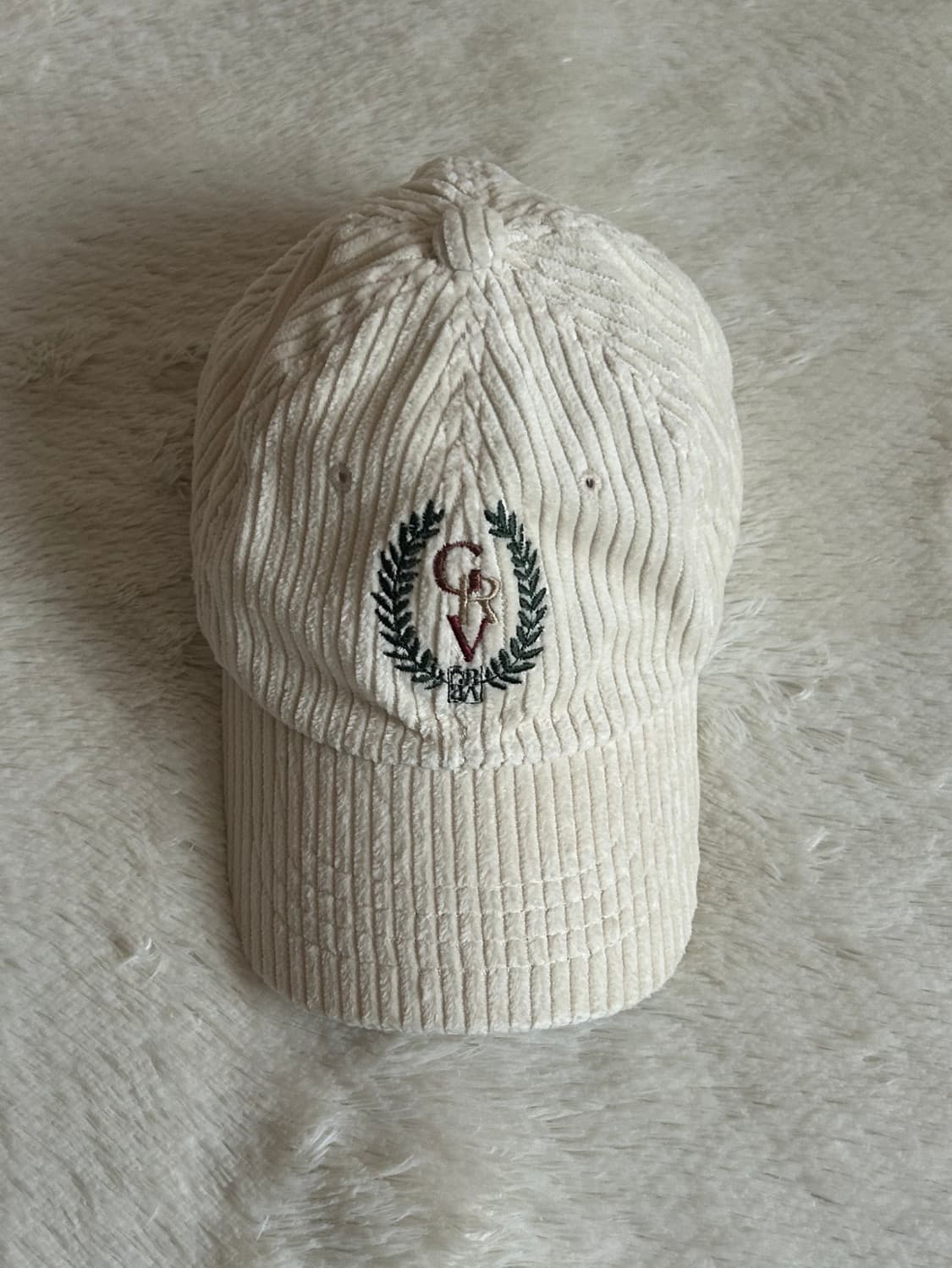 [s] 그로브 코듀로이 DUNE 팬츠+LAUREL 볼 캡 아이보리 상품이미지6