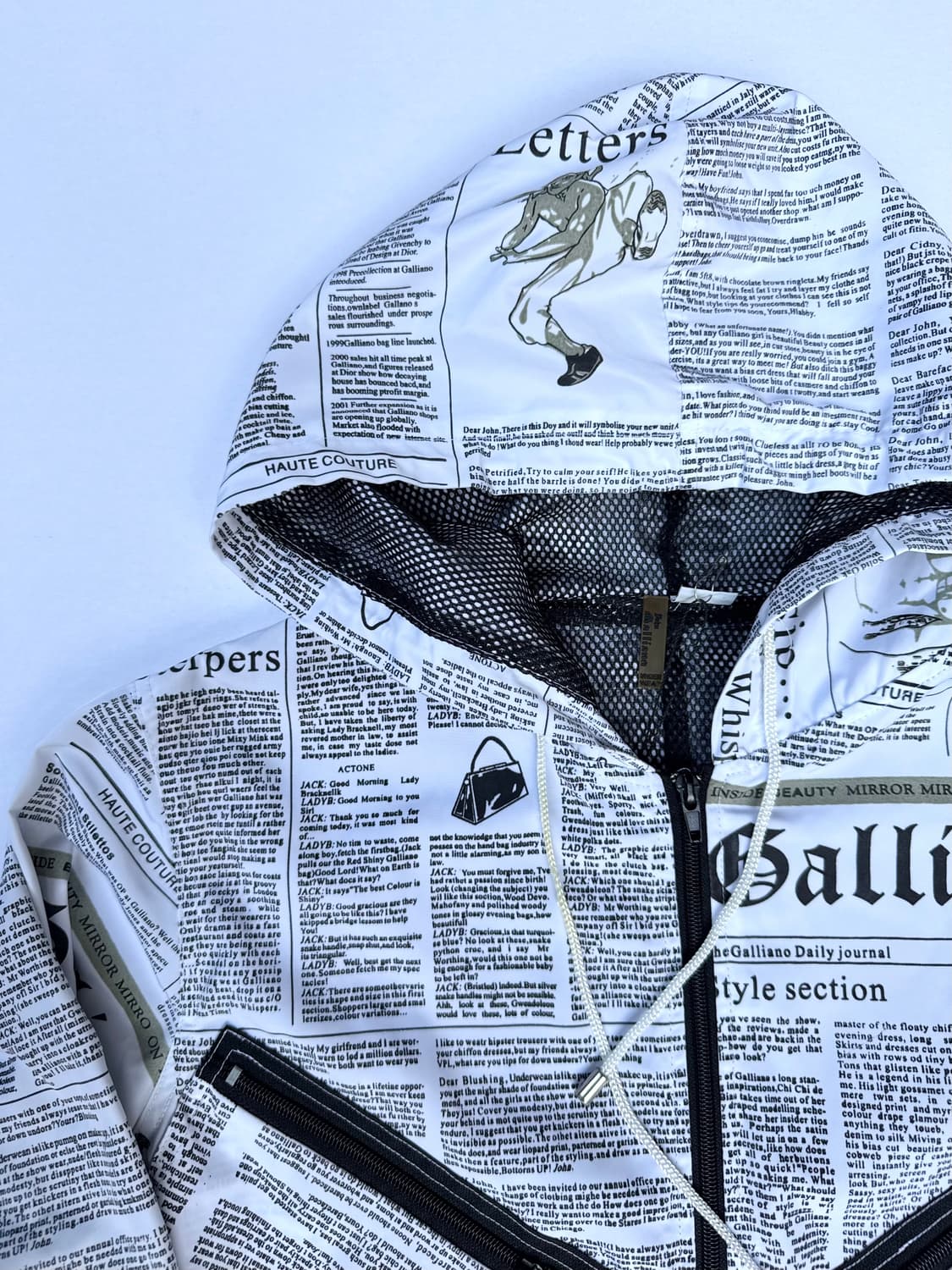 John Galliano  존갈리아노 아노락 후드집업 점퍼 상품이미지6