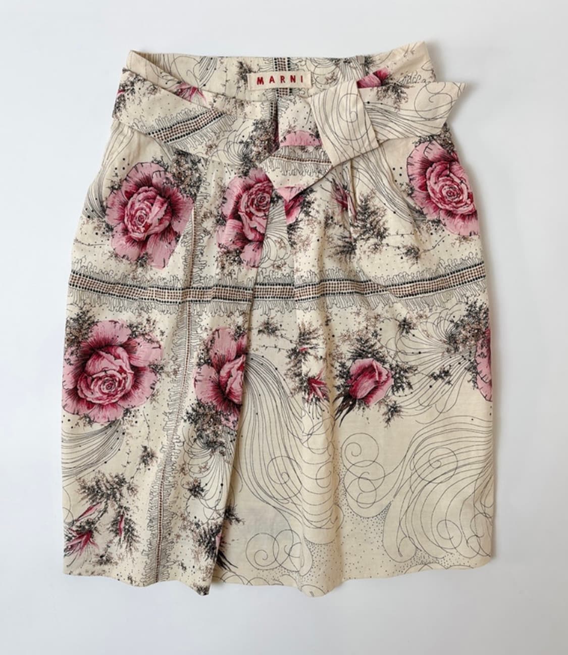 마르니 플라워 패턴 스커트 상품이미지1