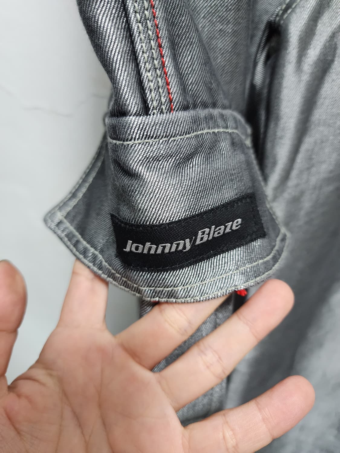 쟈니블레이즈 실버 카고 와이드 팬츠 상품이미지4