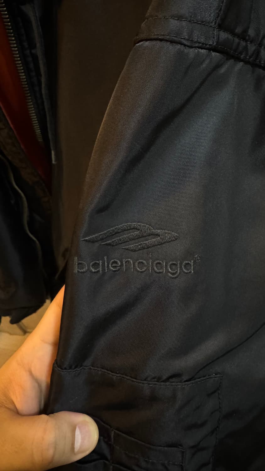발렌시아가 3b 후드 봄버 블랙[Sz. 1] 상품이미지6