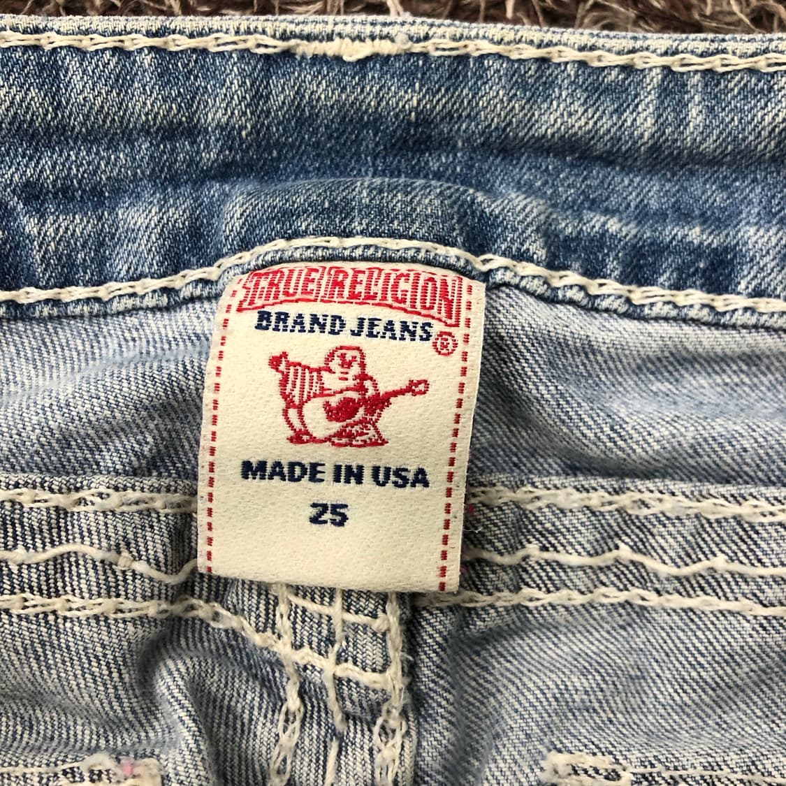 트루릴리전 스키니 워싱 데님 팬츠 상품이미지7