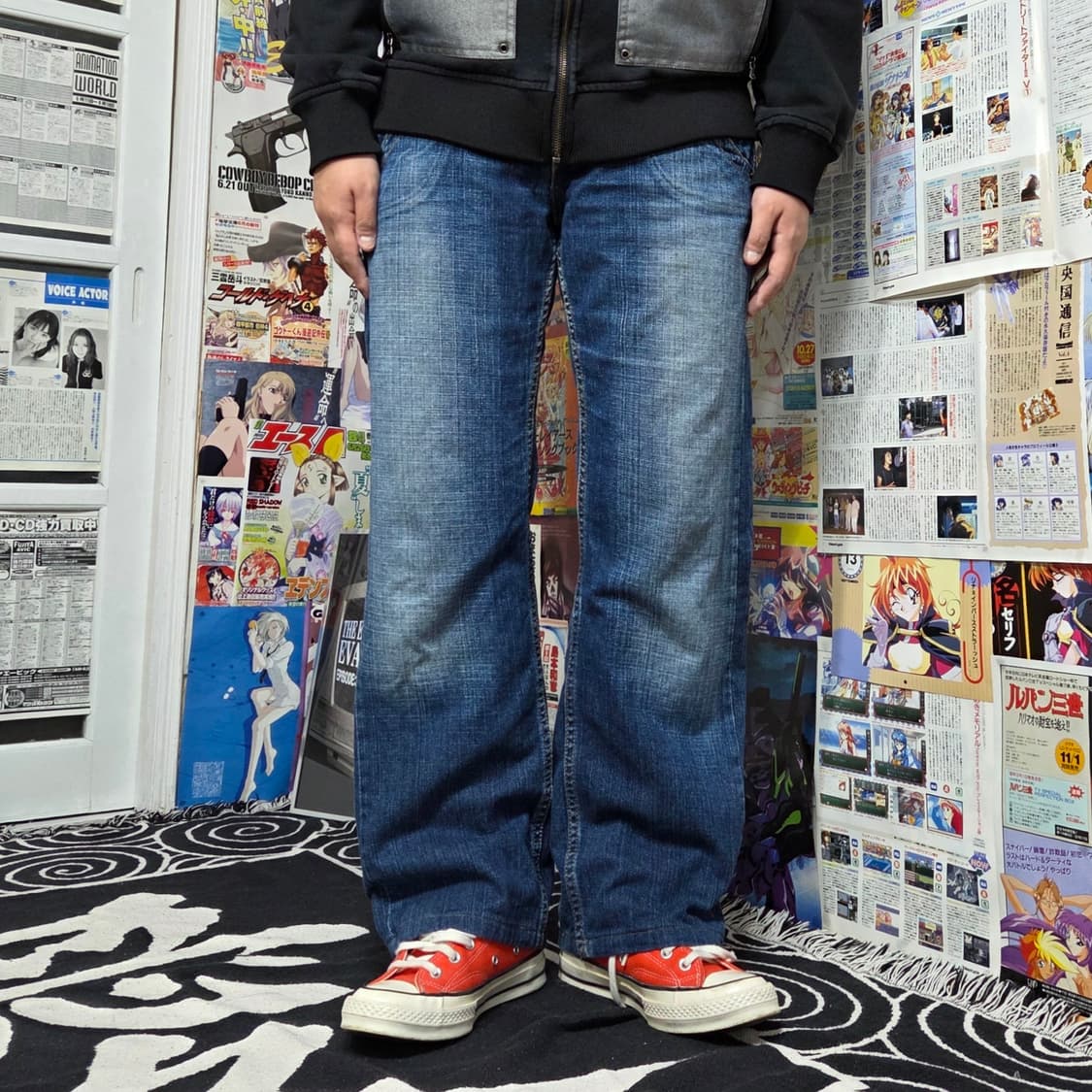 리바이스 513 신치백 로우라이즈 버튼 플라이 데님 팬츠 상품이미지1