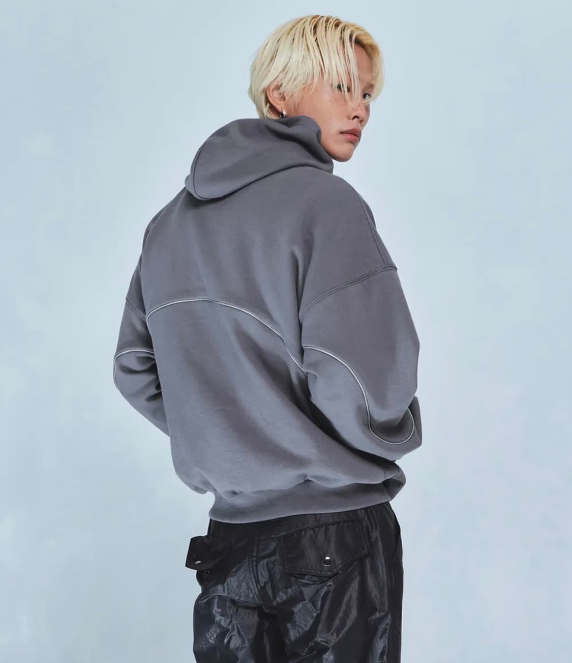 본투윈 차콜 후디 상품이미지2