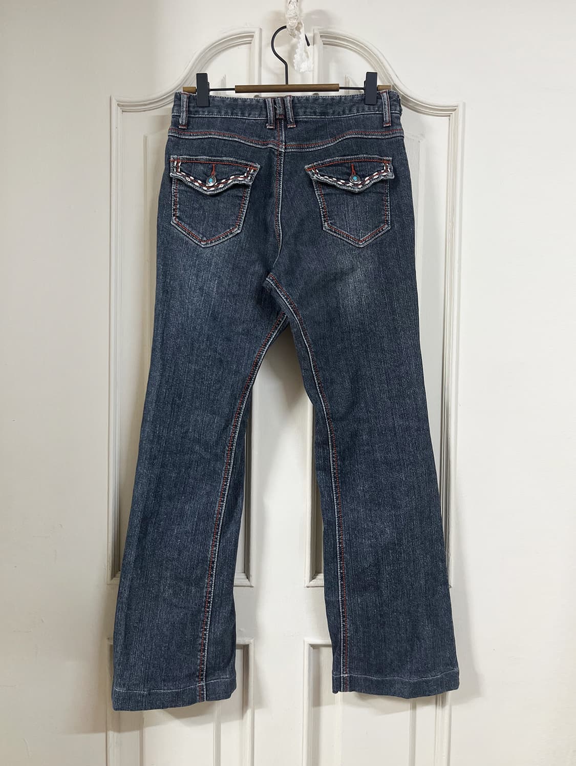 vintage western boot-cut denim pants 상품이미지2