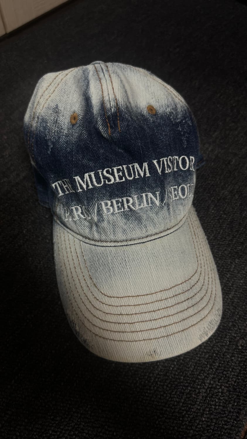 더뮤지엄비지터 데님 워싱 볼캡 상품이미지2