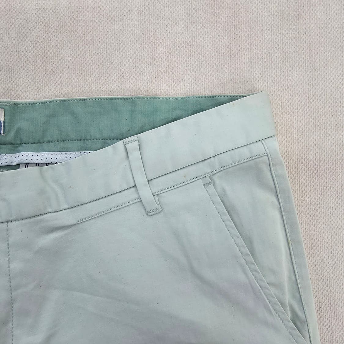 [44] 새상품 자라 남성 민트 면 치노팬츠 1231J 상품이미지5