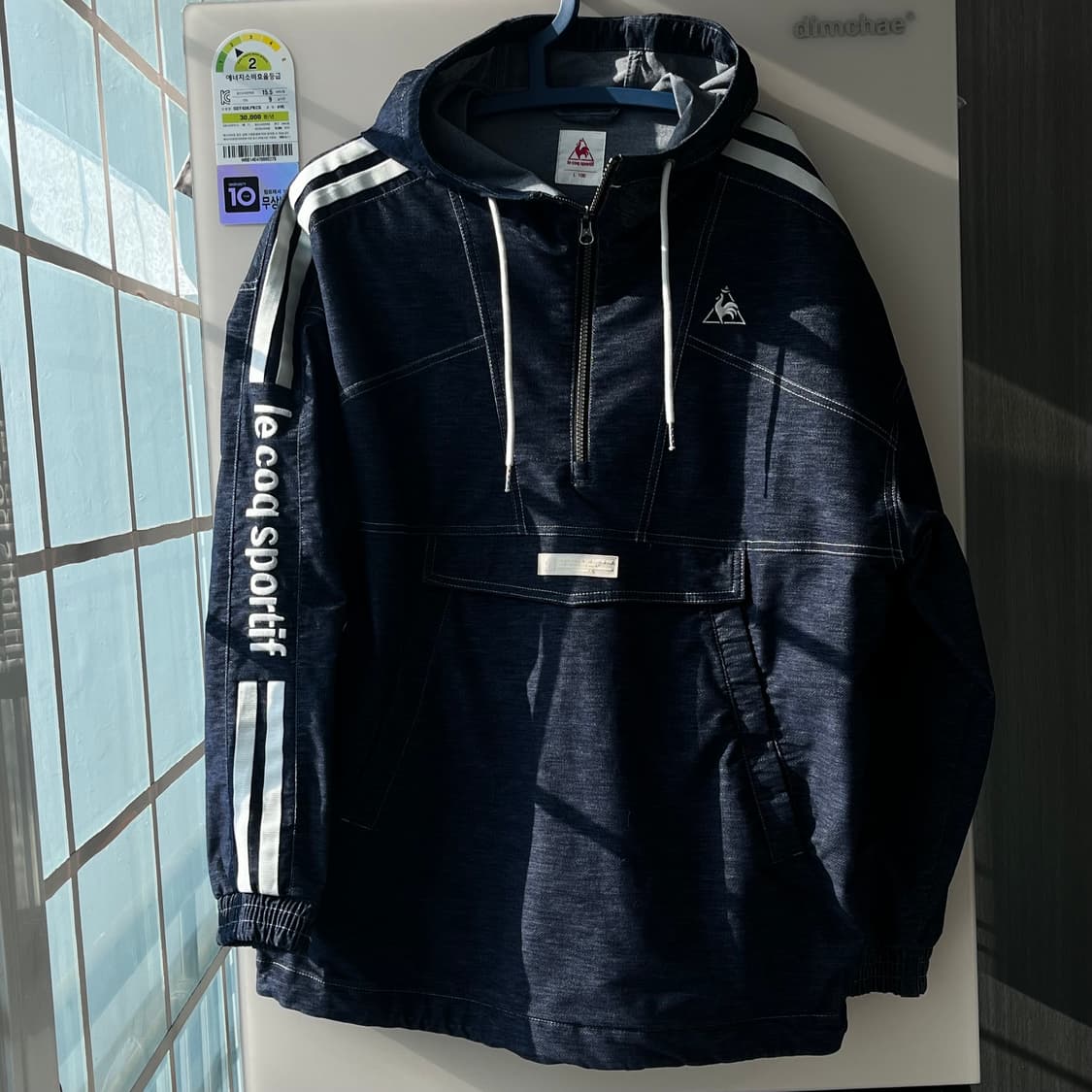 르꼬끄 Le Coq  데님 후드집 아노락 자켓 XL 상품이미지2