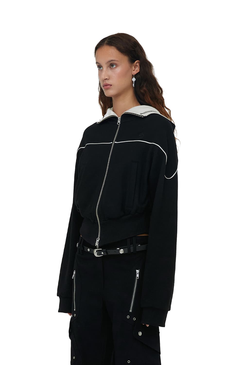 세릭(CERRIC) 테이퍼드 후드 집업 상품이미지2