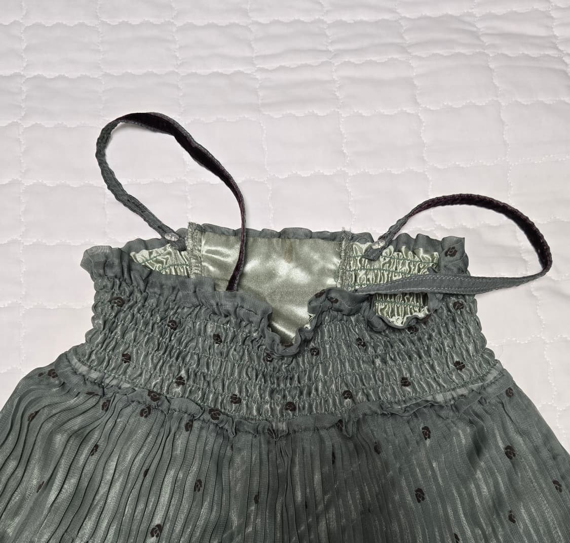 엑시즈팜 롱원피스 초코민트 그린 일브 모리걸 페어리 상품이미지4