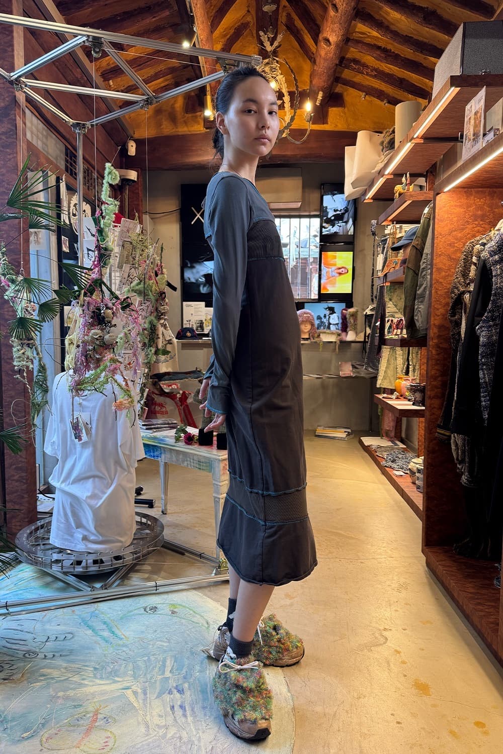 Cop Copine dress “Straight 23” Blue 상품이미지3