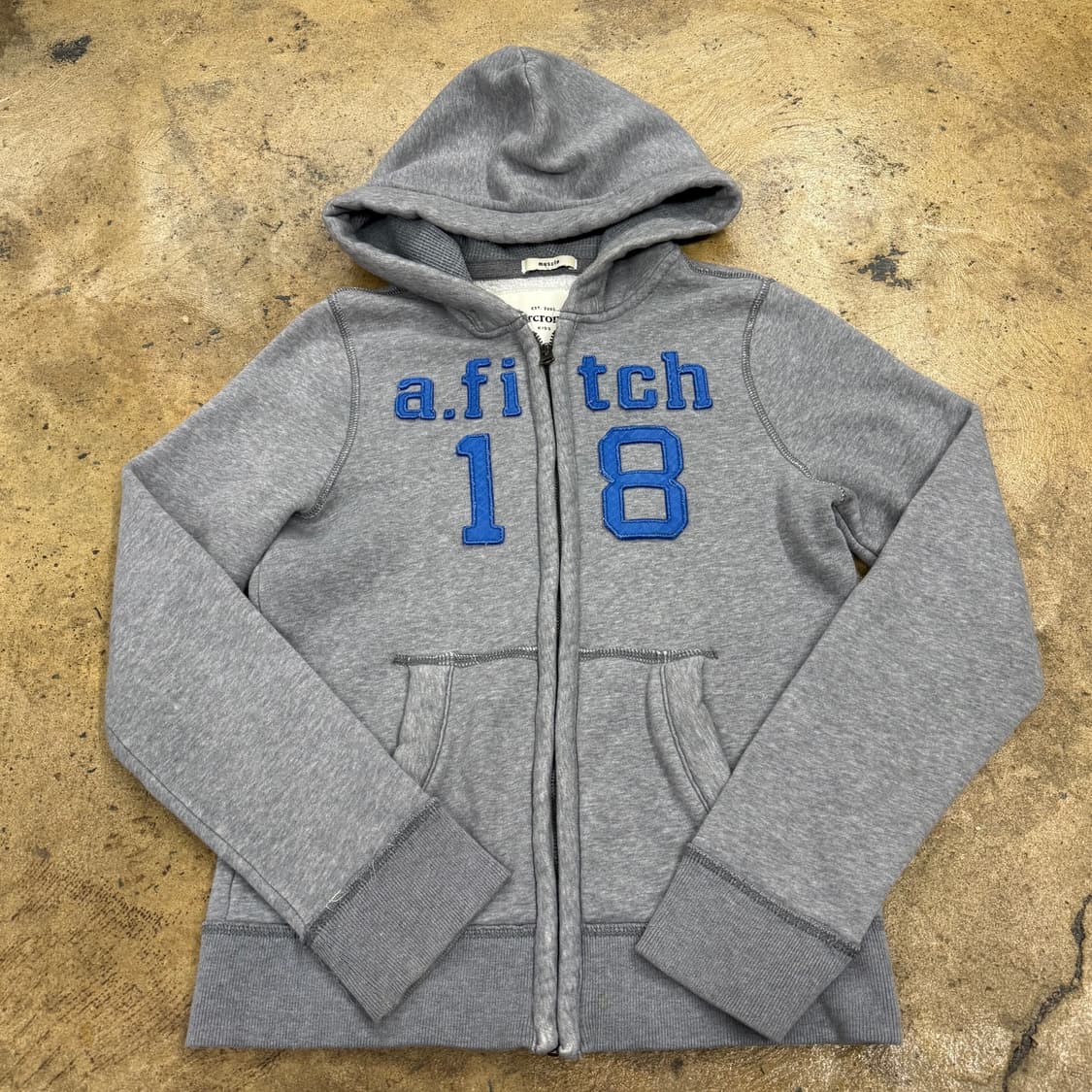 아베크롬비 그레이 블루 후드집업 상품이미지2