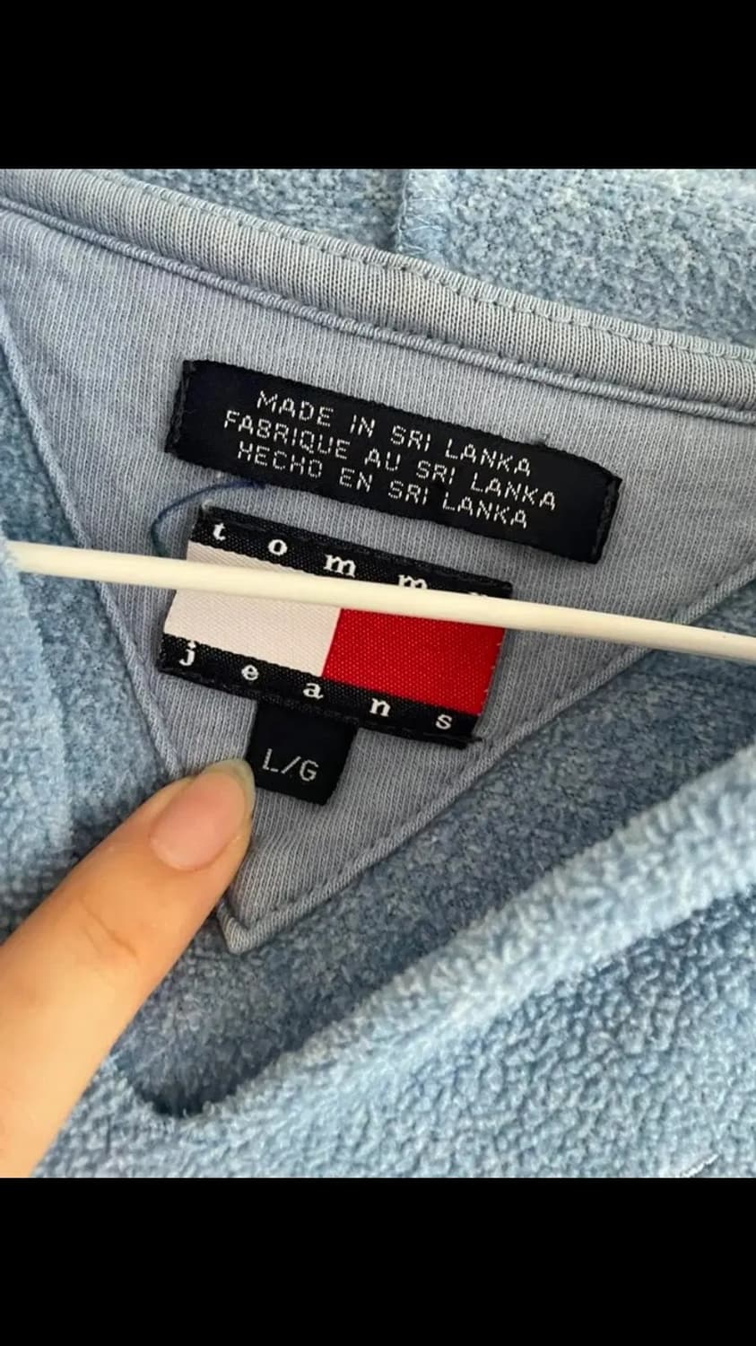 타미힐피거 플리스 후디 L 상품이미지5