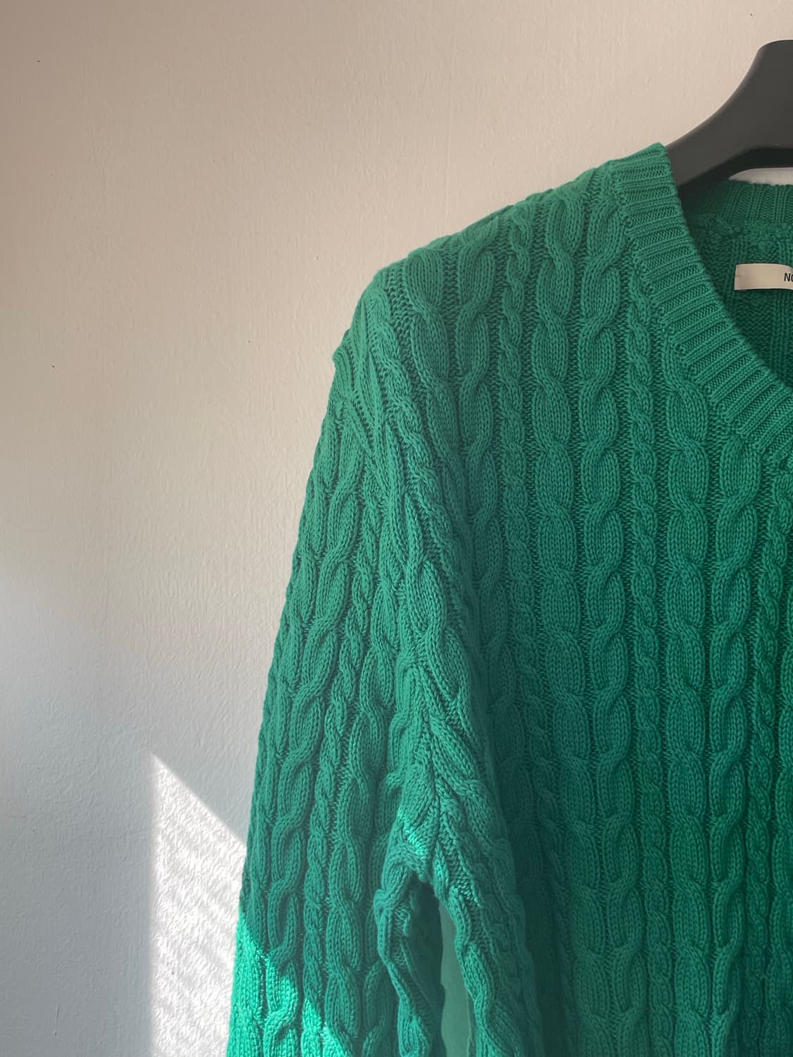 노앙(nohant) two way cable knit 새상품 팝니다.  상품이미지9