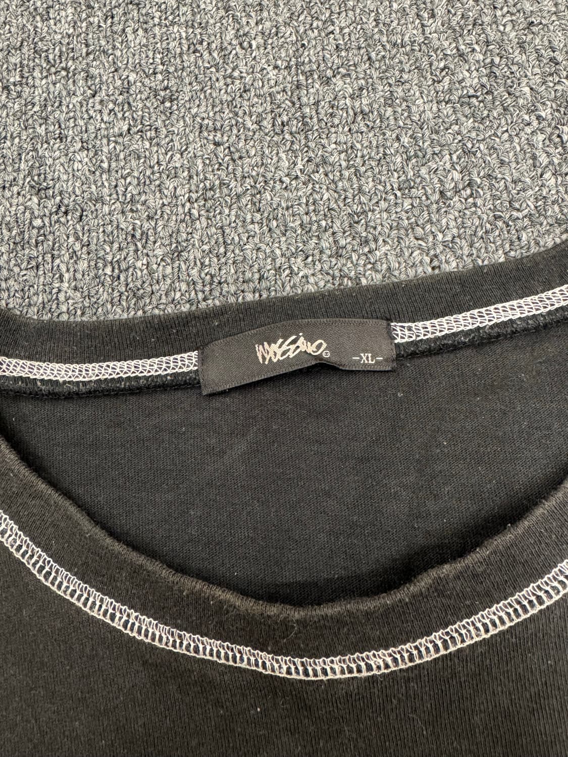 XL)Mossimo 빈티지 프린팅 스티치 디테일 반팔 상품이미지5