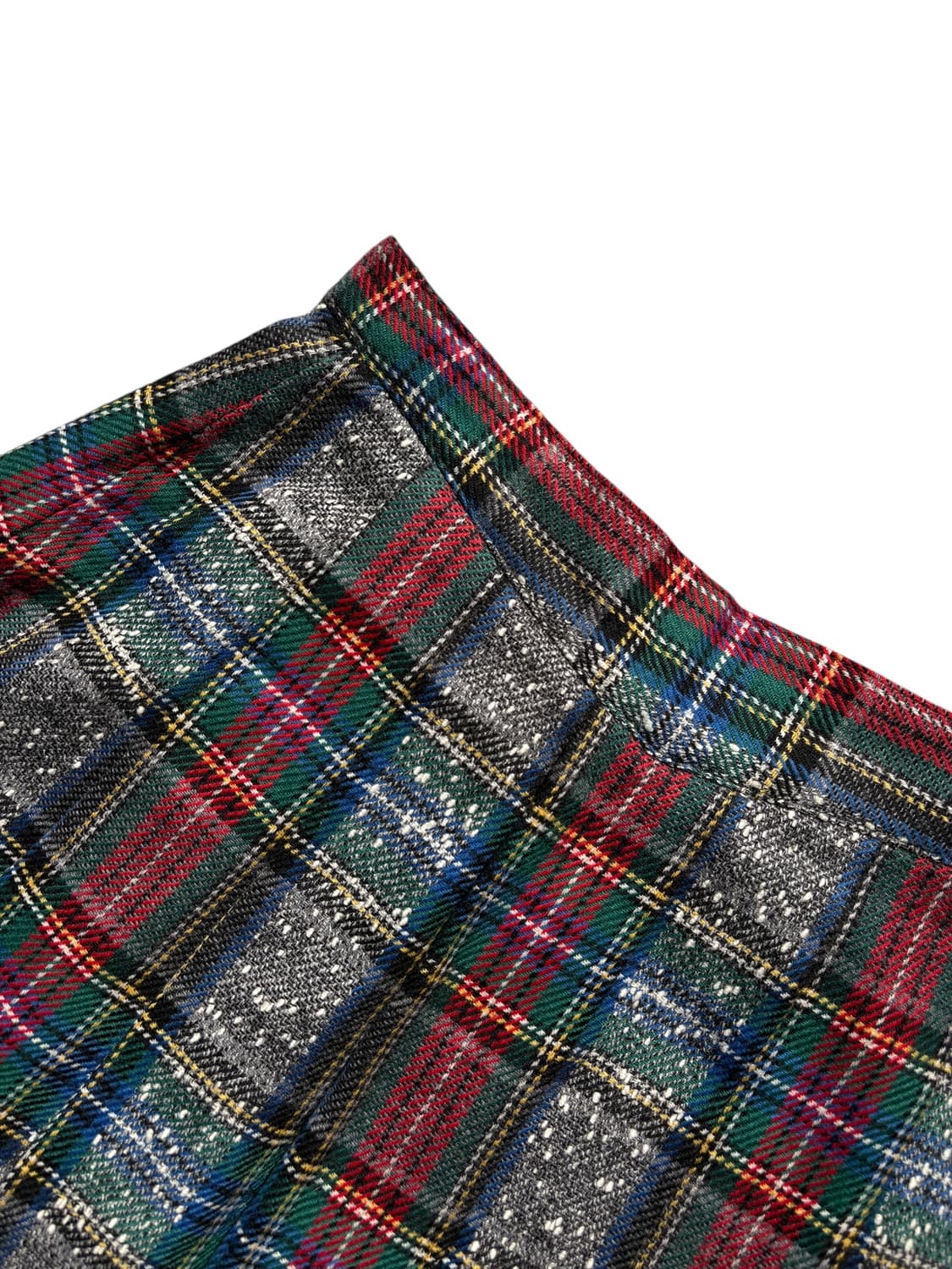 vintage check wool skirts 상품이미지6