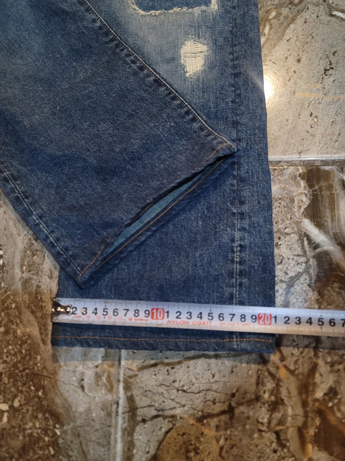 스튜디오 다치산 리페어 워싱 데님팬츠  상품이미지8