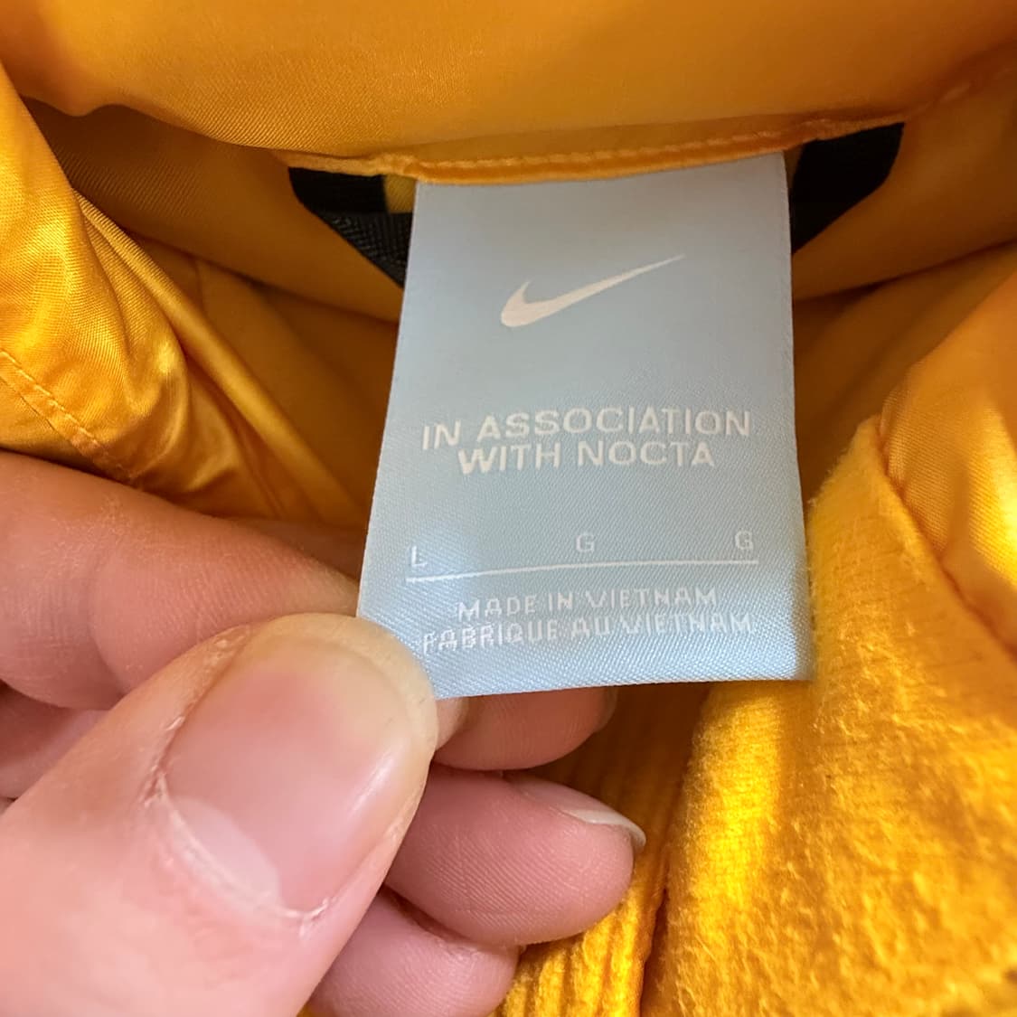 나이키 x 드레이크 녹타 퍼퍼 자켓 유니버시티 골드 L 상품이미지3