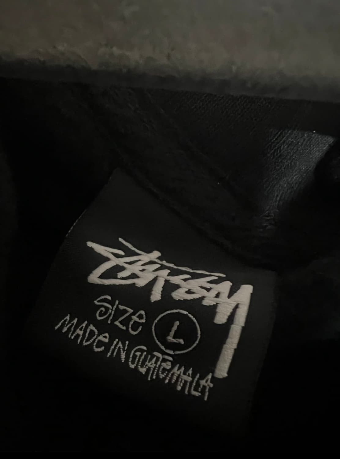 스투시 닷 스포츠 후드집업 블랙 상품이미지3