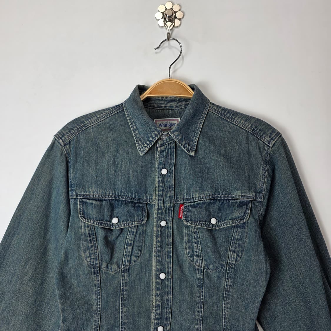  wrangler 데님 남방 상품이미지4