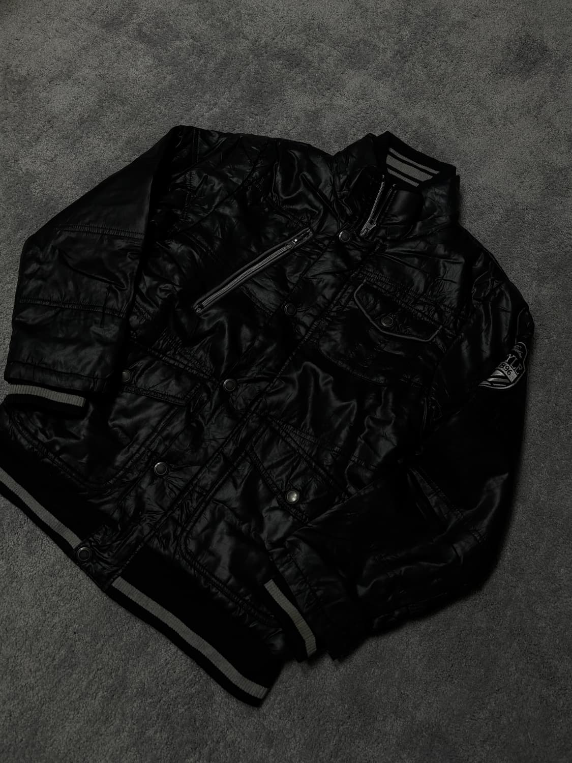 Vintage Y2k grunge vkei patch parka 상품이미지1