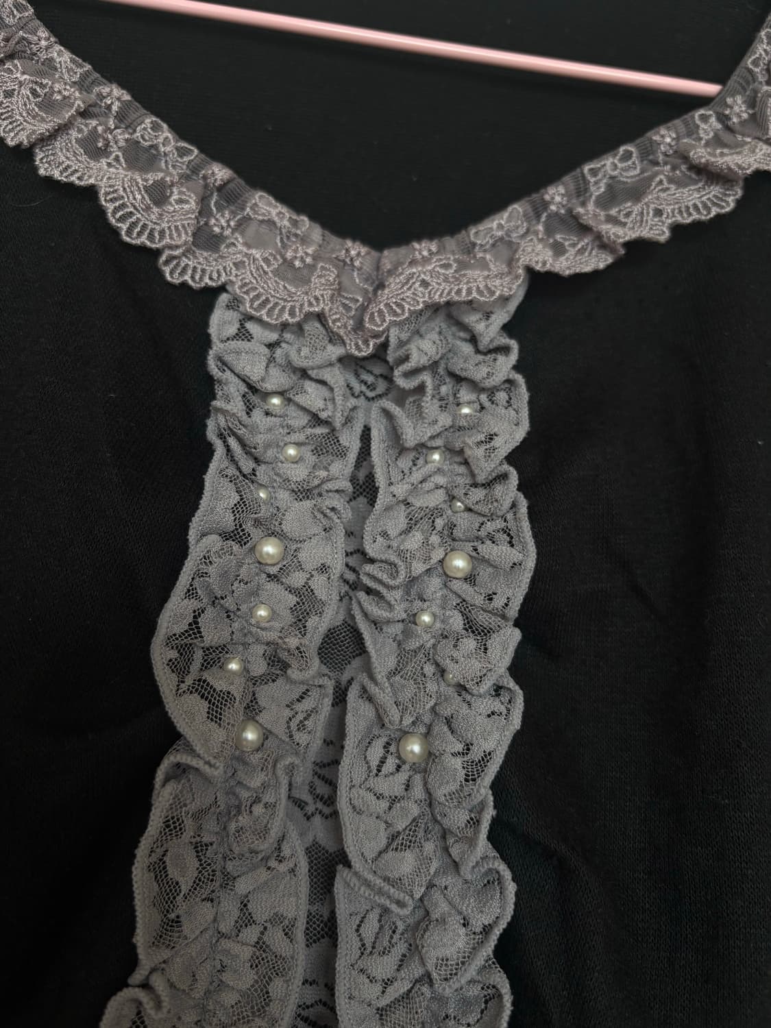 엑시즈팜 레이스 티셔츠 상품이미지2