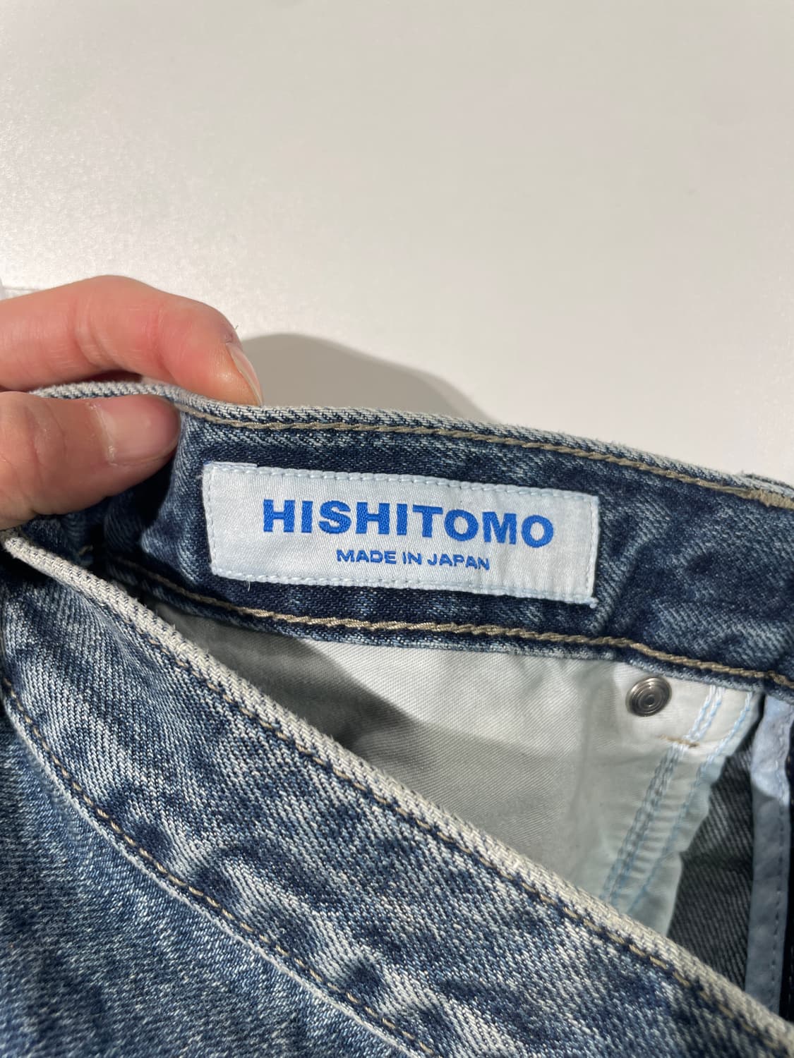 브랜디드 히시토모 중청 디스트로이드 데님 팬츠 상품이미지8