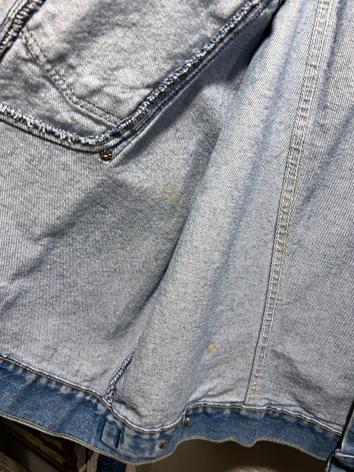 [XL]90's 랭글러 RUSTLER 웨스턴 데님 트러커 자켓 상품이미지6