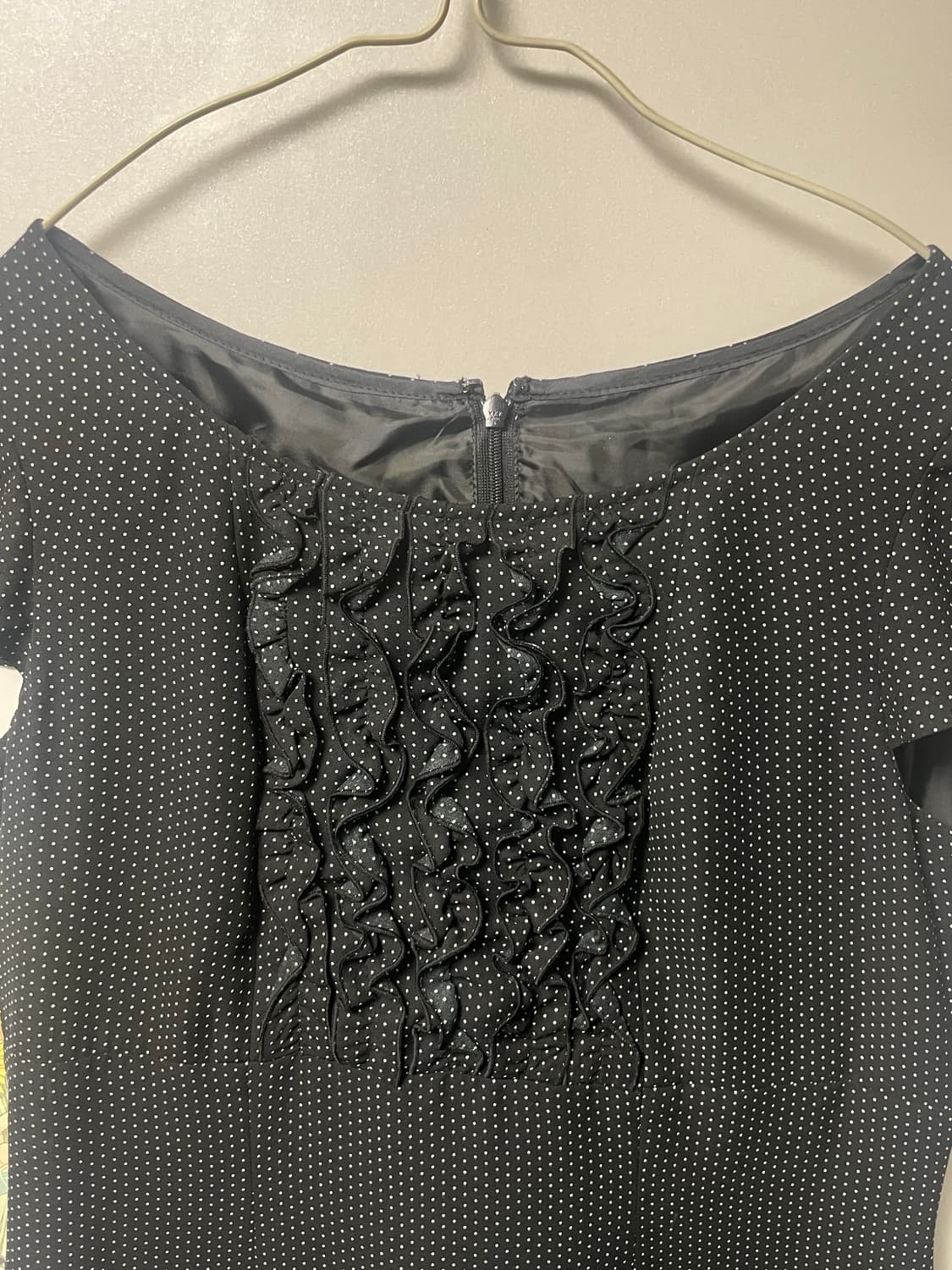 땡땡이 일본 빈티지 원피스 프릴 상품이미지2