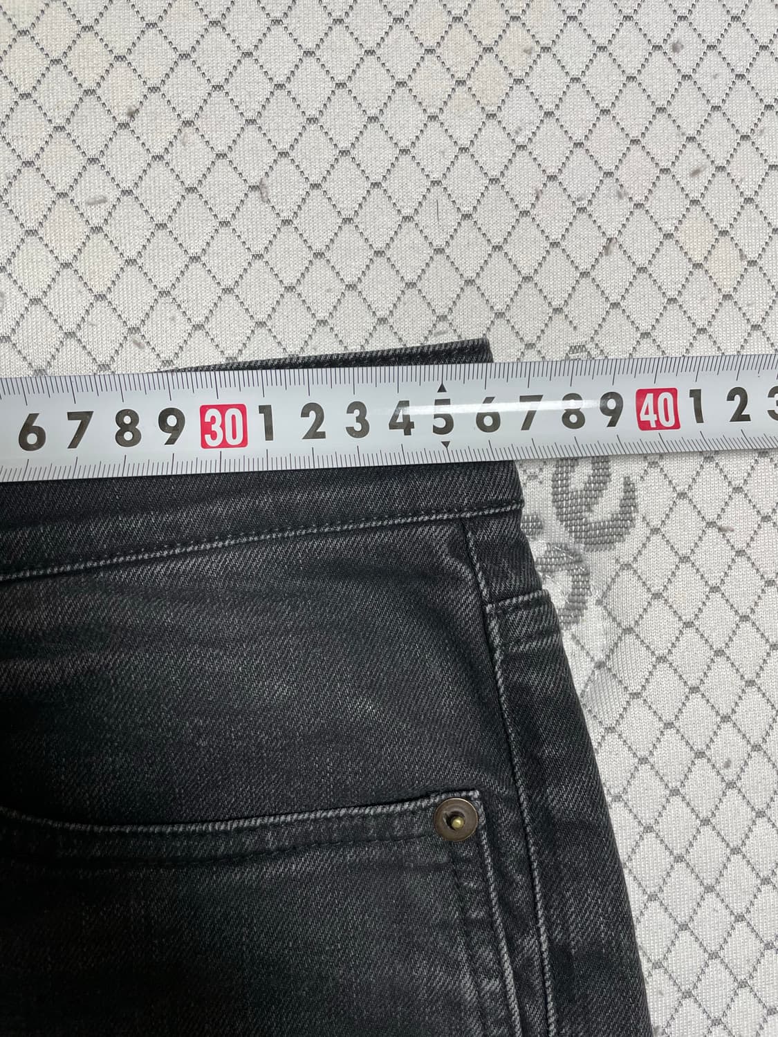 생로랑 D02 블랙 왁스 코팅 스키니진 상품이미지5