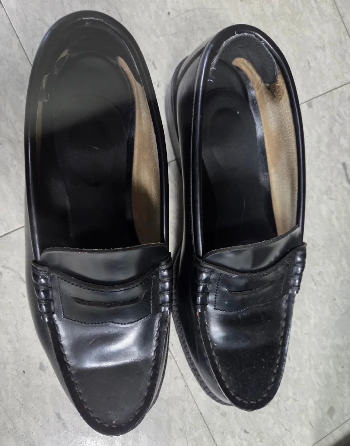 하루타 / 와이드 페니 로퍼 / 블랙 상품이미지2