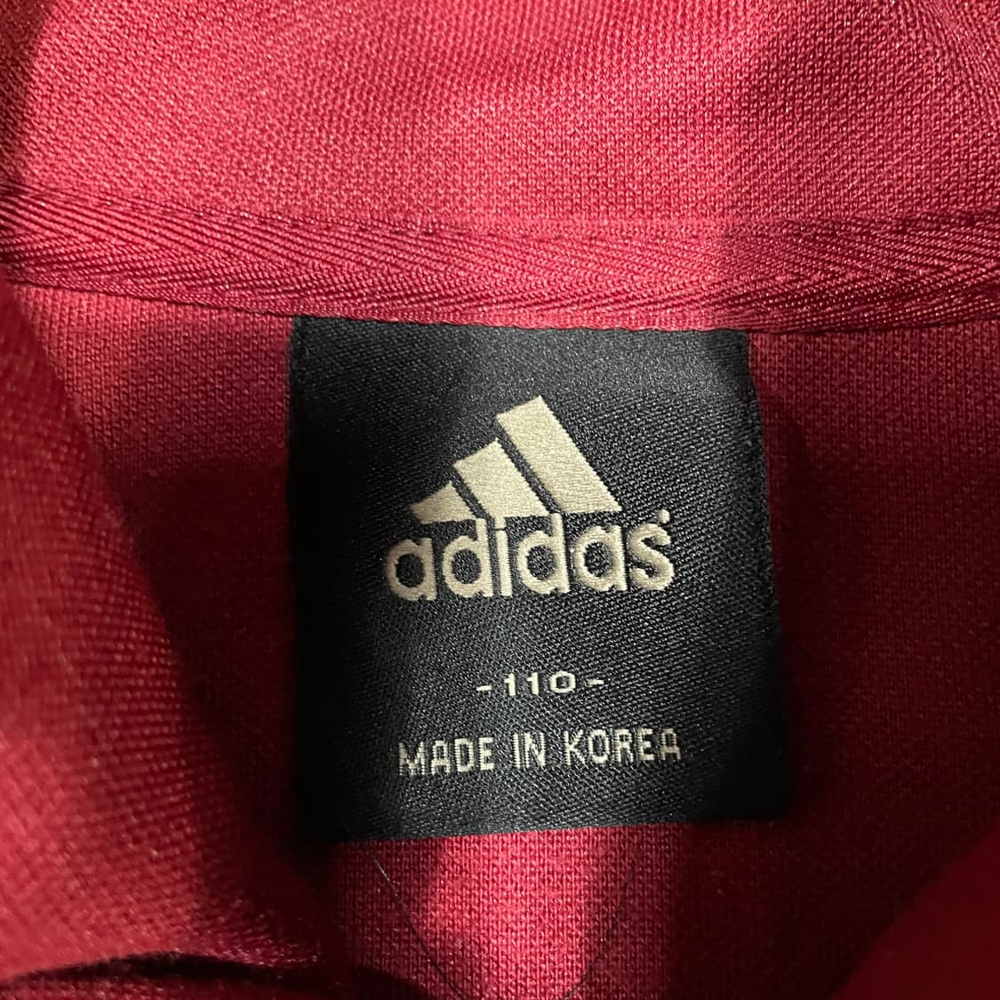 00s 아디다스 마룬 버건디 져지 트랙탑 XXL 상품이미지5