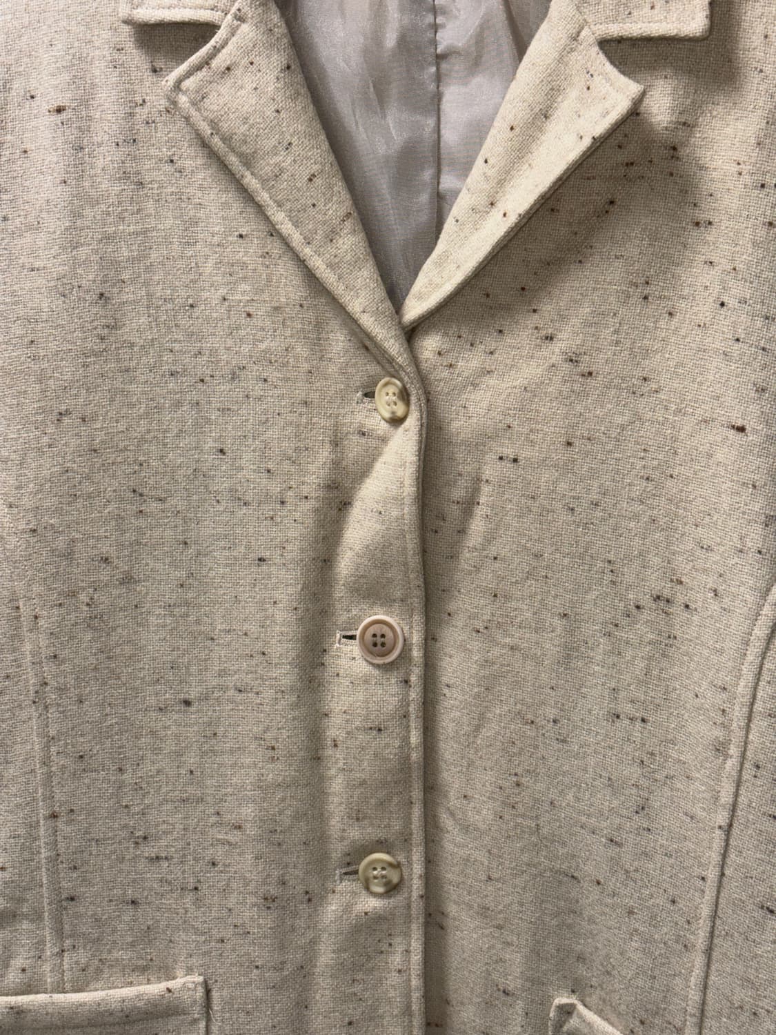 Jpn 베이지 울자켓 상품이미지3