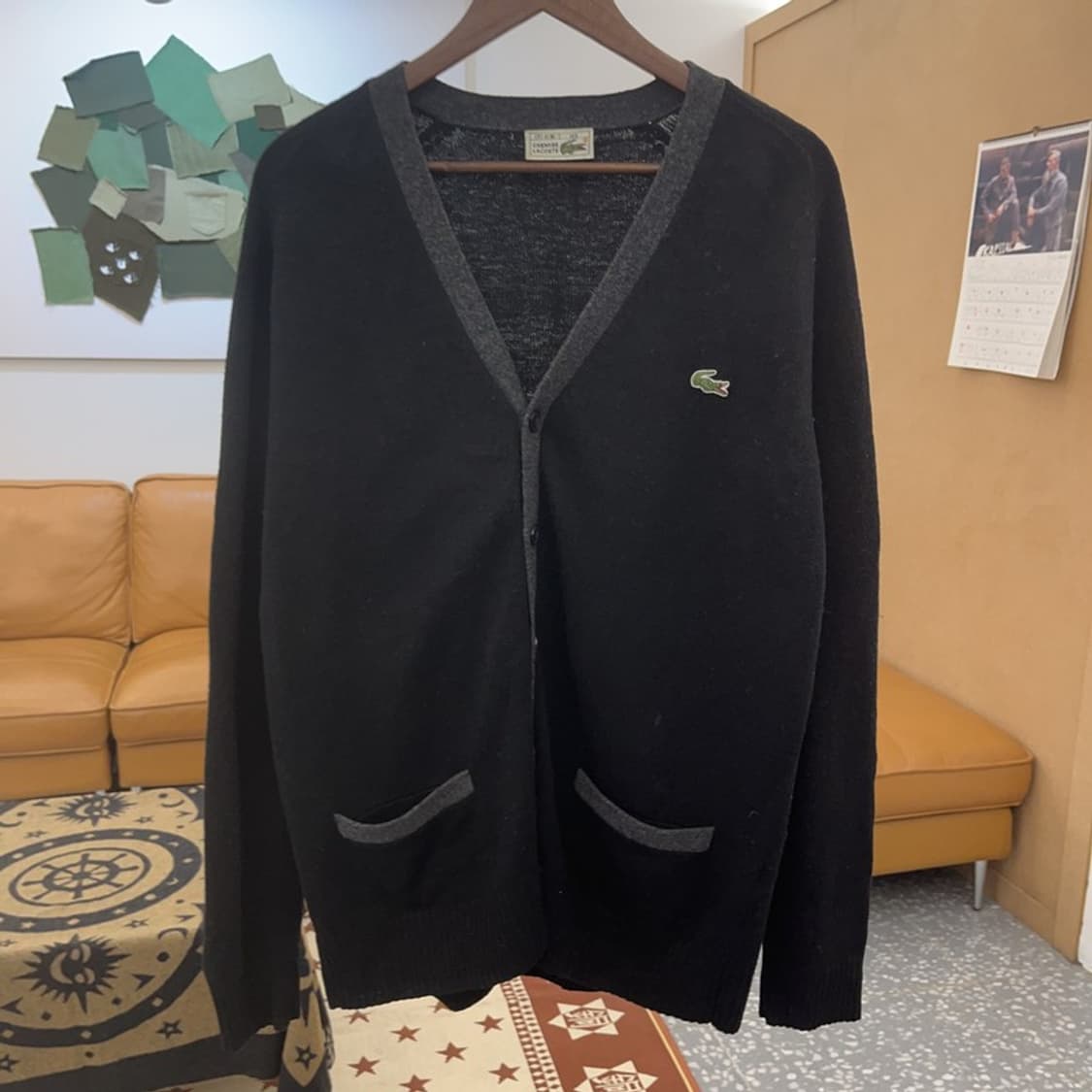 라코스테 서광 빈티지 모던 캐주얼 울 가디건 105 C08732 상품이미지3