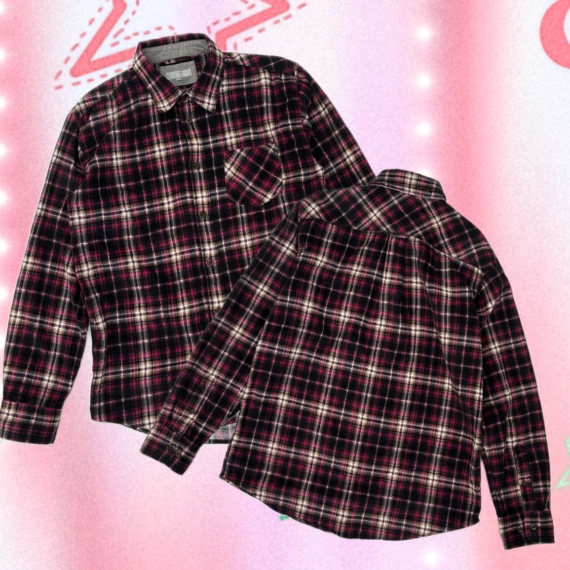 보헤미안 펑크 시티보이 체크 셔츠 일본빈티지 락시크  상품이미지1