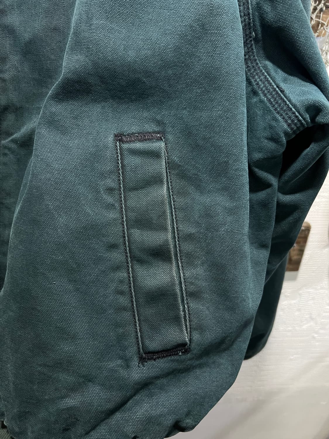 [2XL]칼하트 USA J14 산타페 헌터그린 캔버스 워크 자켓 상품이미지4