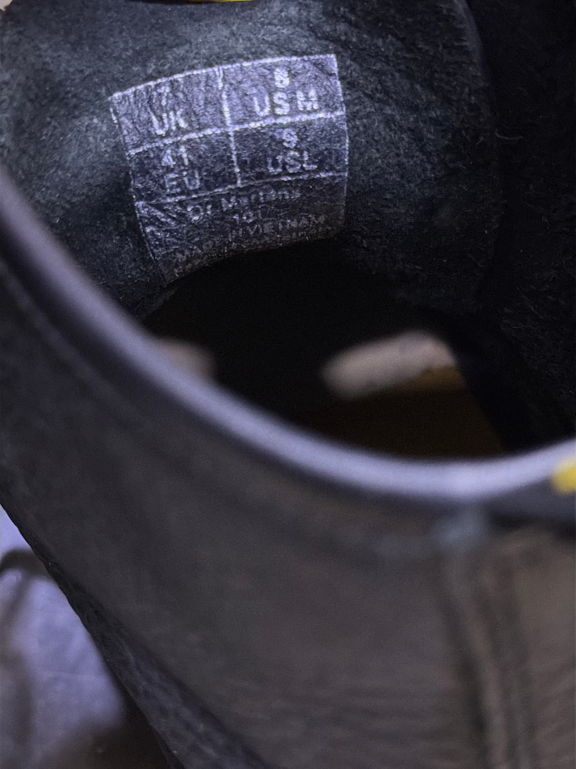 닥터마틴 101 6홀 블랙 워커 부츠 260 상품이미지8