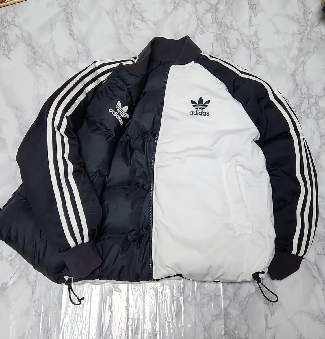 아디다스 올드스쿨 양면 리버시블 패딩 자켓 상품이미지6