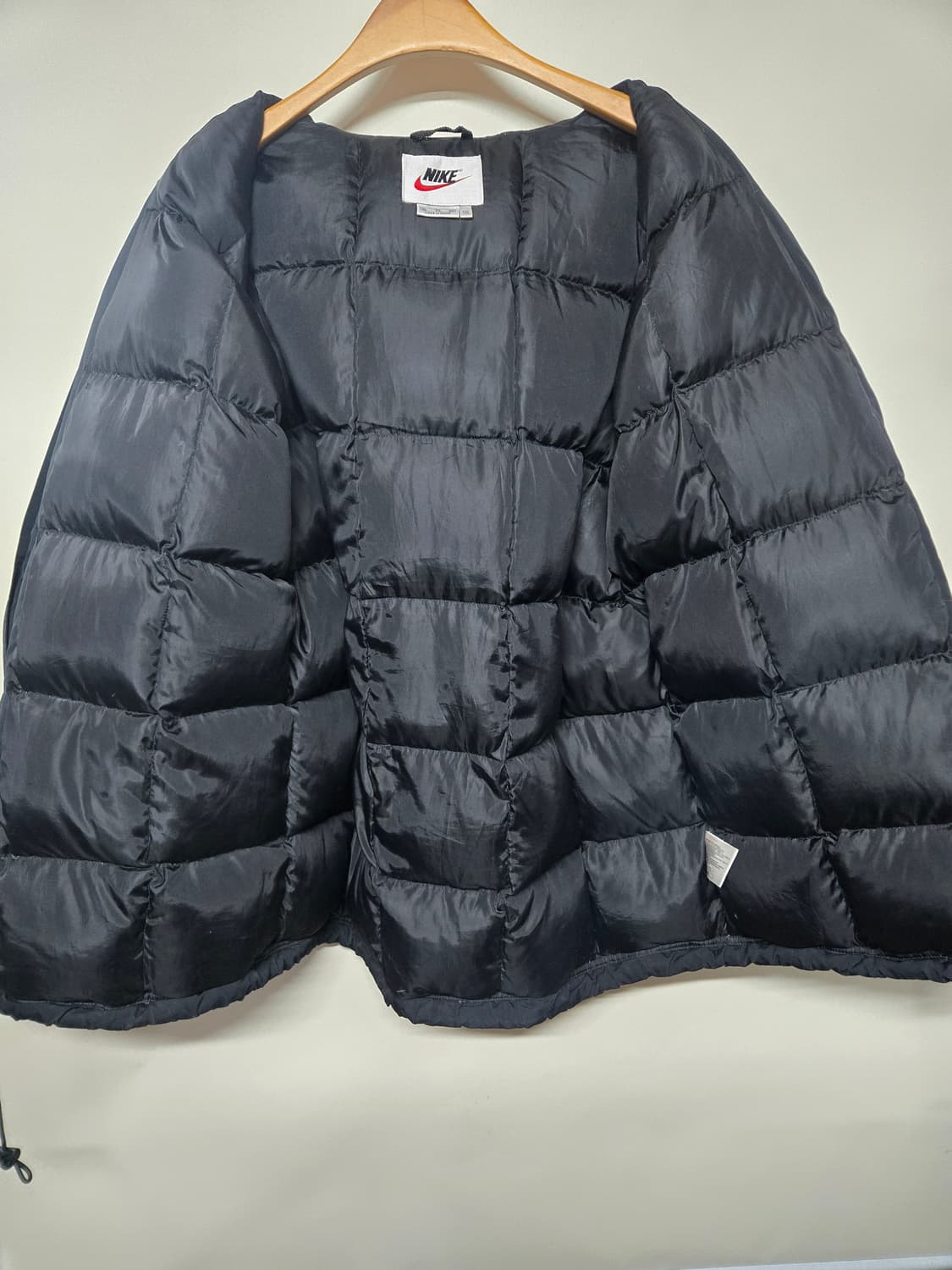 나이키 후드 빈티지 오리지널 패딩 점퍼 블랙 105 상품이미지3