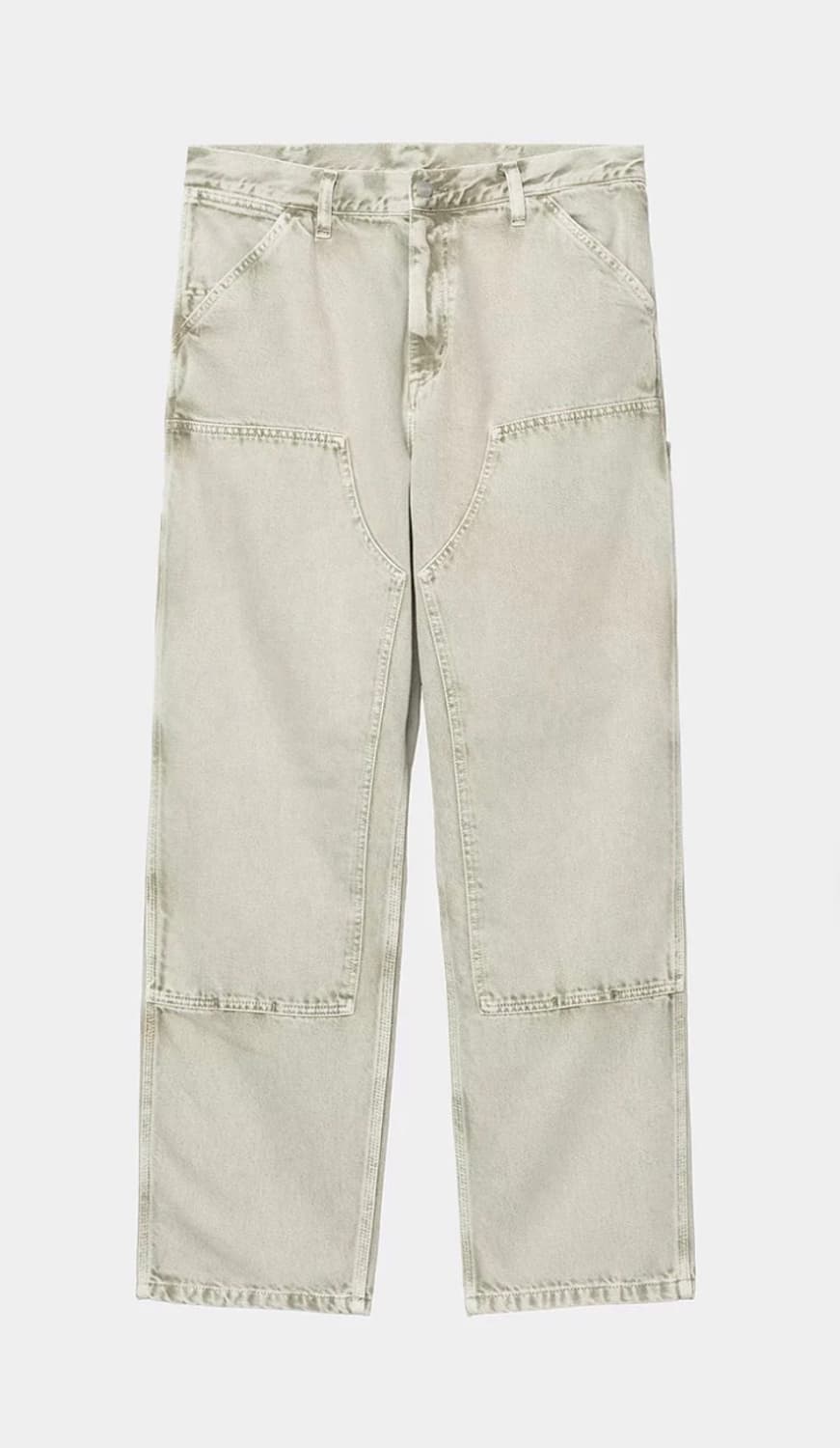 (30X32) 칼하트 WIP 더블니 데님팬츠 초크워시  상품이미지1