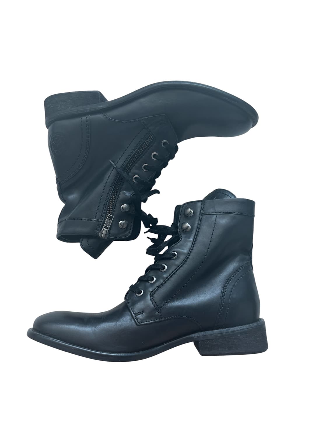 Diesel Leather Combat Boots 상품이미지5