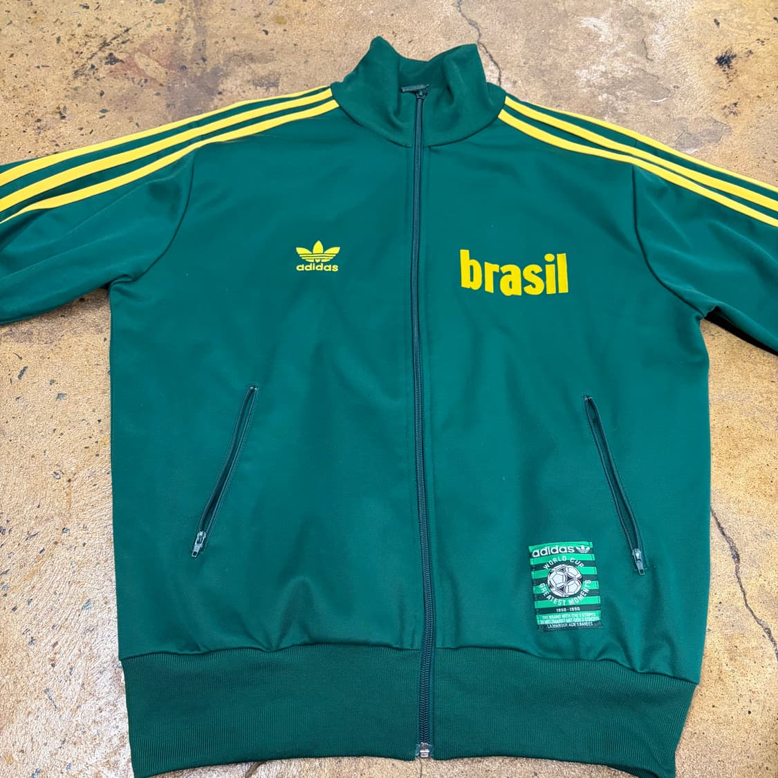 아디다스 그린 초노 브라질 져지 트랙탑 상품이미지3