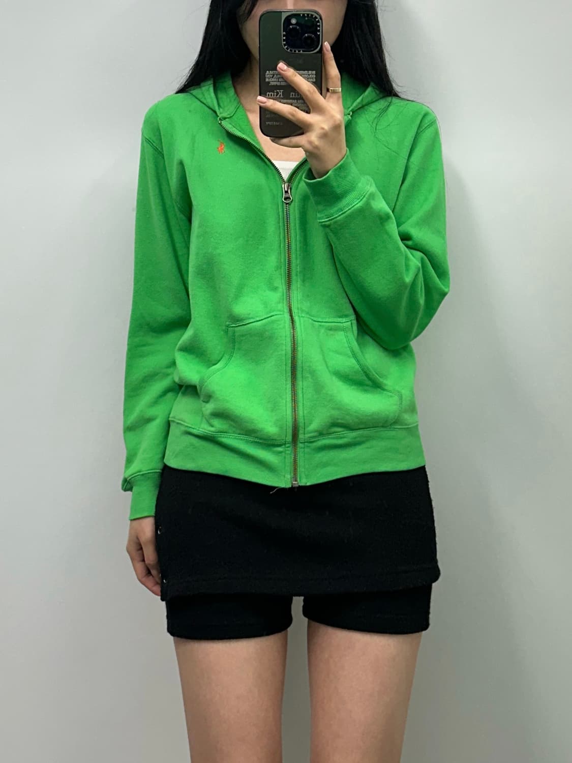 폴로 랄프로렌 그린 후드집업 상품이미지1