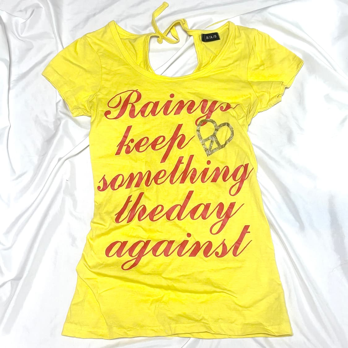 빈티지 y2k 키치 오네갸루 글리터 롱티 딱붙티 핀터 상품이미지1