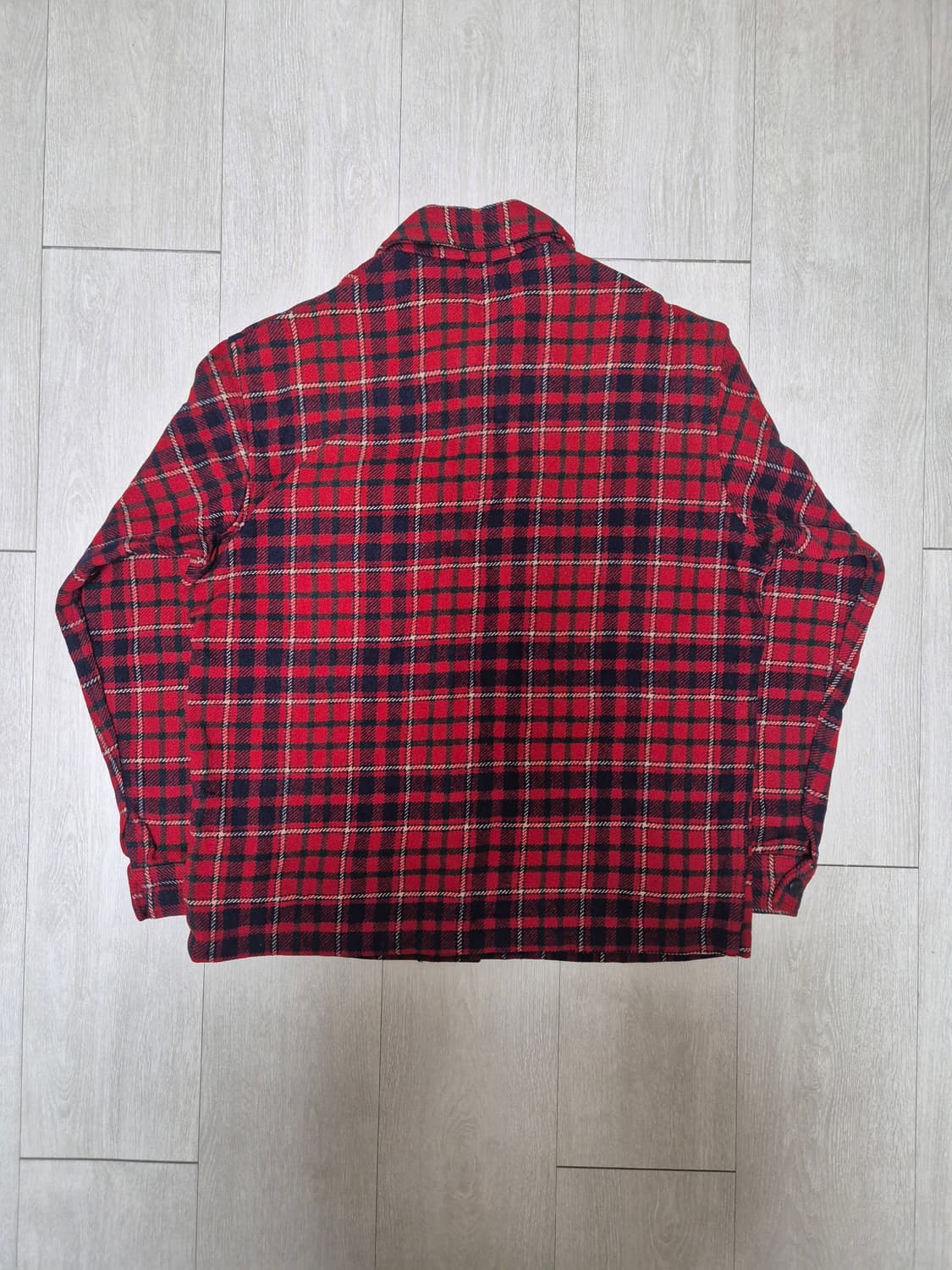 70s Pendleton 헤비울 플란넬 셔츠 상품이미지6