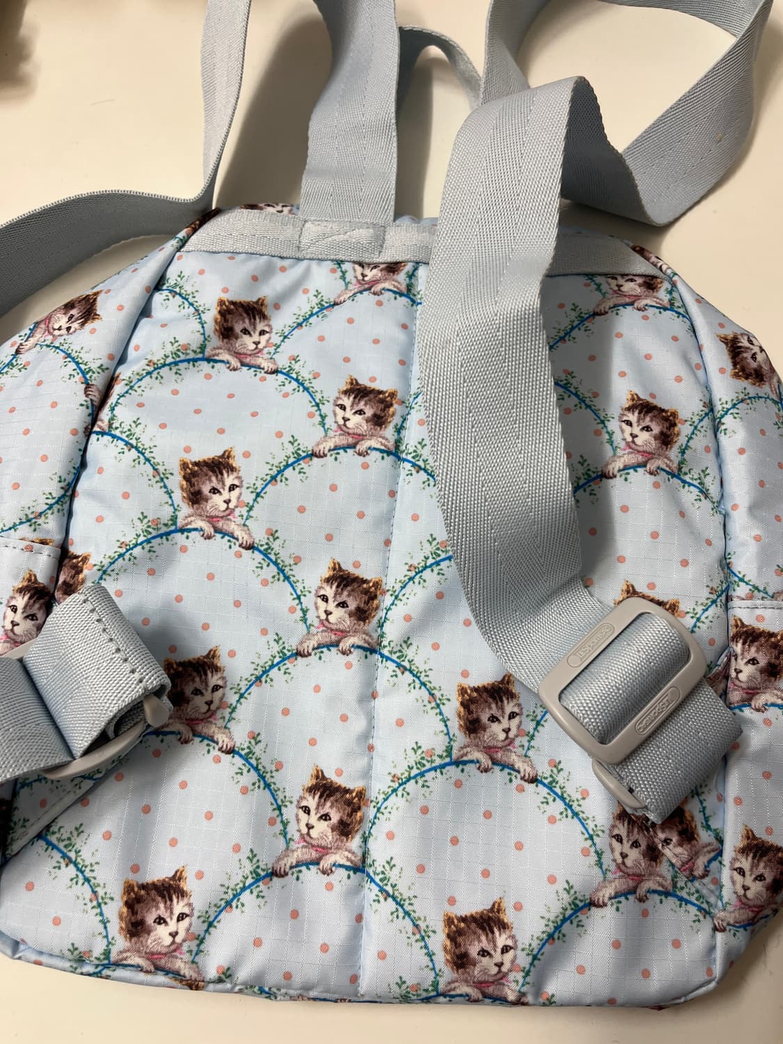 폴앤조 x 레스포삭 고양이 백팩 - 블루🌀 상품이미지8