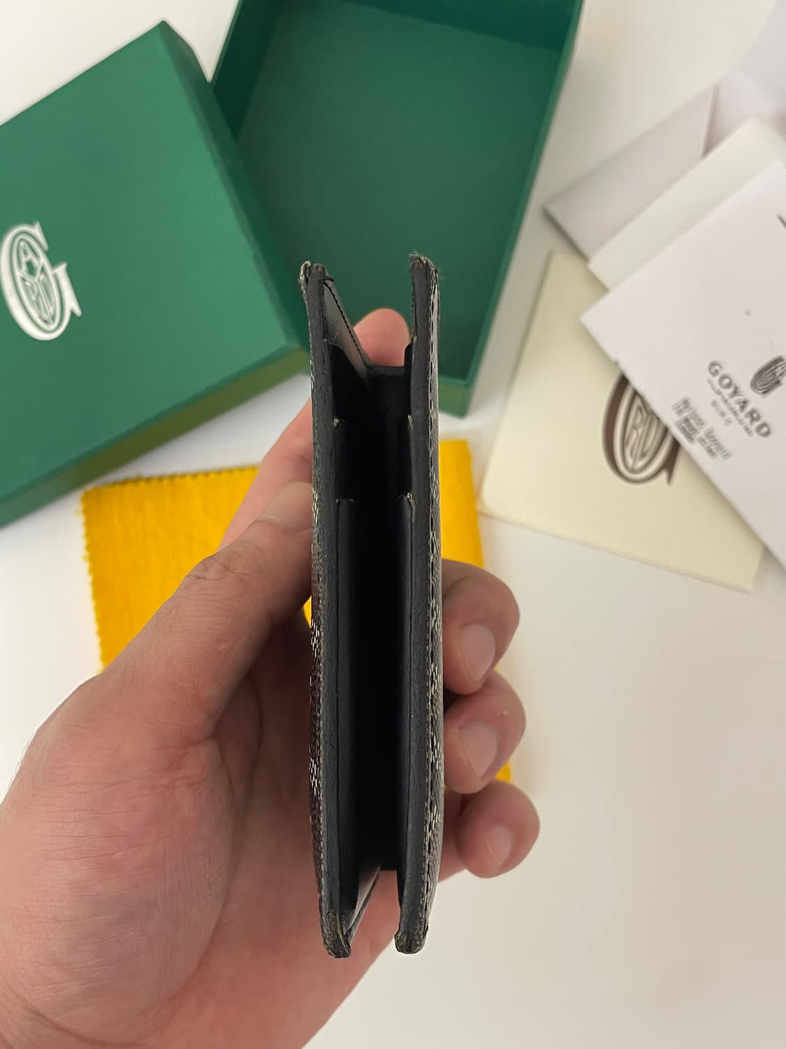 고야드 생피에르 오거나이저 카드지갑 블랙 상품이미지5