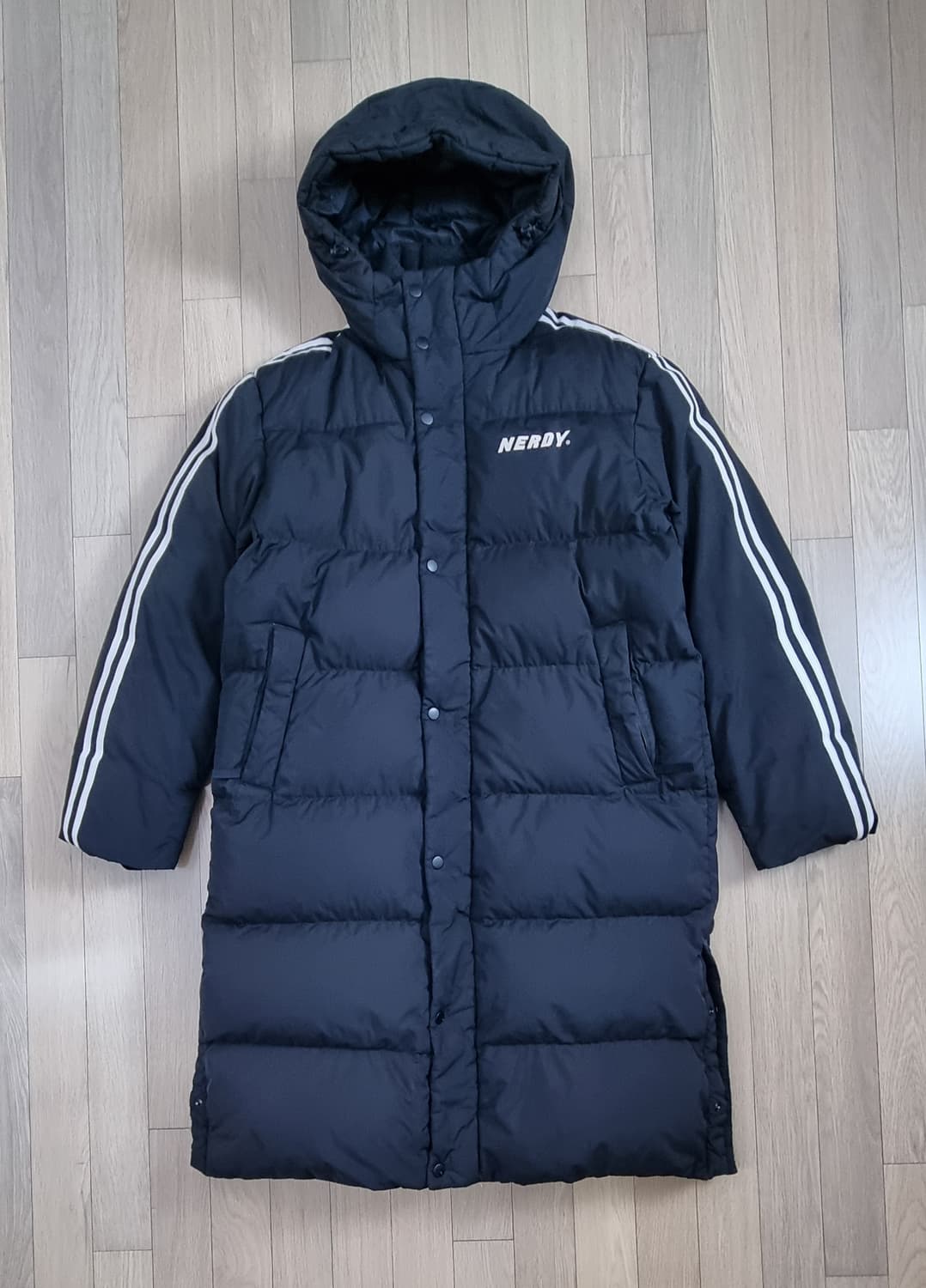 널디 NY 트랙 덕다운 롱패딩 M _ 남성 상품이미지2