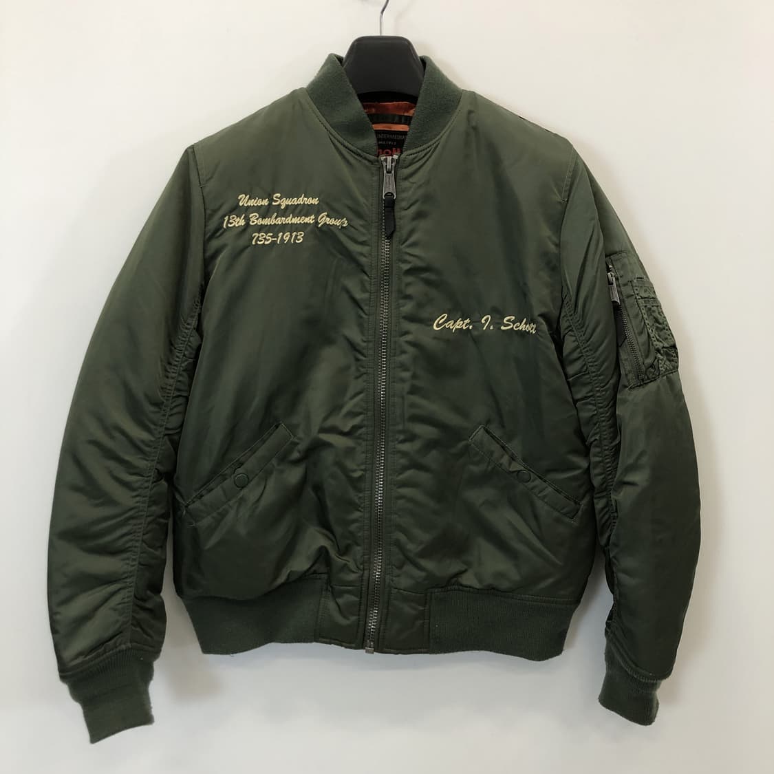 Schott 쇼트 NYC MA-1 플라이트 오리지널 항공점퍼 L 상품이미지1